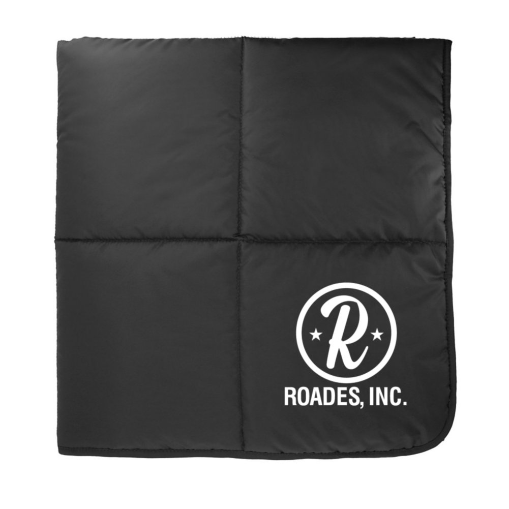 View larger image of Add Your Logo: Puffy Adventures Blanket